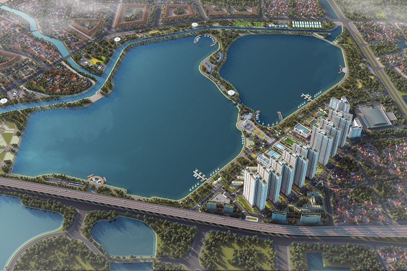 Phối cảnh 2 dự án Eurowindow Lake City Hoàng Mai - Yên Sở