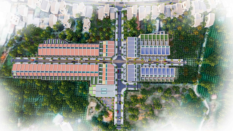 Phối cảnh 3 đất nền Nam An Eco Town Hàm Thuận - Hưng Vượng - Phan Thiết