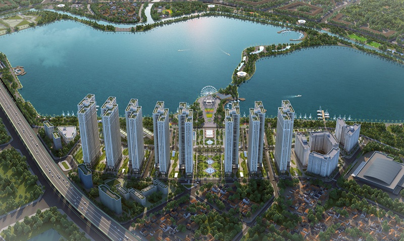 Phối cảnh 4 dự án Eurowindow Lake City Hoàng Mai - Yên Sở