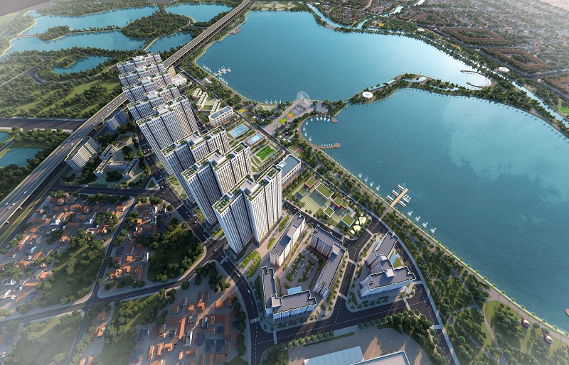 Phối cảnh 5 dự án Eurowindow Lake City Hoàng Mai - Yên Sở