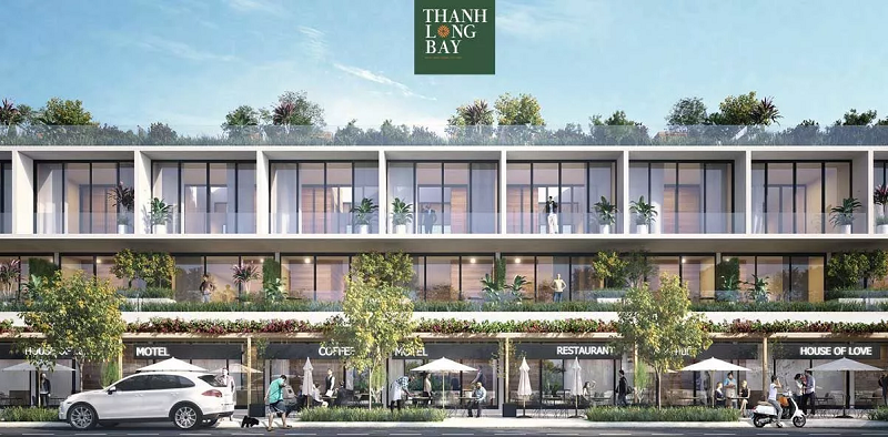 Phối cảnh nhà phố dự án Thanh Long Bay - Kê Gà - Bình Thuận
