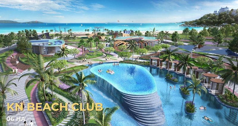 Beach Club dự án ParaSol KN Paradise Cam Ranh Khánh Hòa