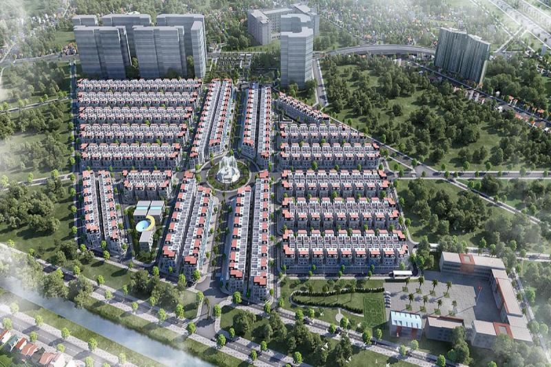 Phối cảnh 2 dự án biệt thự Will State khu B Dương Nội - Tập đoàn Nam Cường