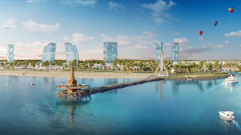 Cầu tàu hải đăng dự án Venezia Beach Hồ Tràm - Bình Châu