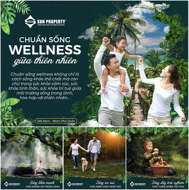 Chuẩn sống mới dự án Sun Tropical Villages Bãi Kem - Wellness Second Homes Phú Quốc