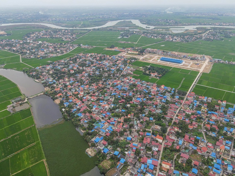 Flycam 2 Khu đô thị Lạc Long - Kinh Môn - Hải Dương