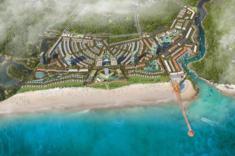 Phối cảnh 2 dự án Venezia Beach Hồ Tràm - Bình Châu