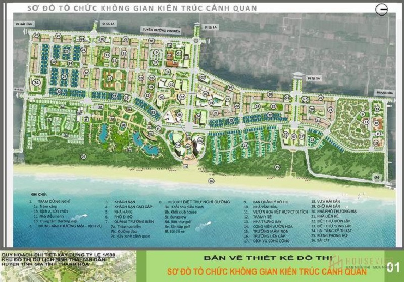 Quy hoạch khu du lịch sinh thái Tân Dân - Nghi Sơn - Thanh Hóa của tập đoàn T&T Group