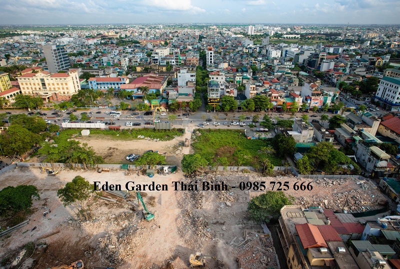 Tiến độ thực tế dự án BID Homes Eden Garden Lê Lợi - Thái Bình