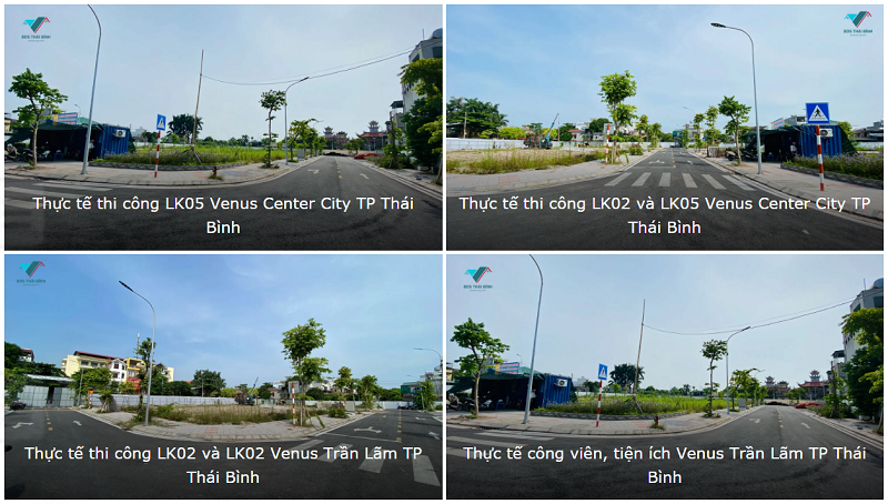 Tiến độ thực tế dự án Venus Center City Trần Lãm - Thái Bình