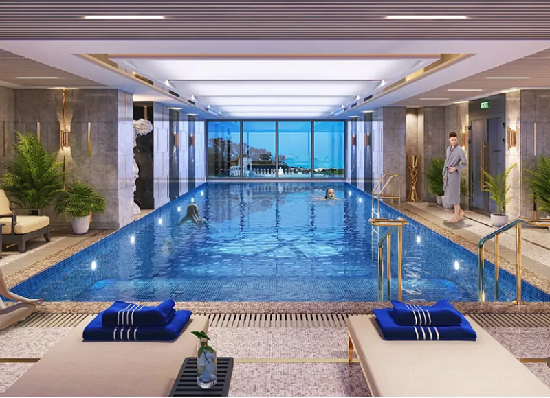 Bể bơi dự án Diamond Crown Plaza - Doji Hải Phòng
