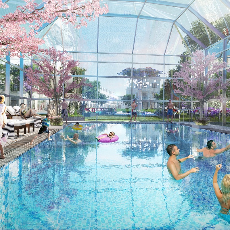 Bể bơi dự án TNR Stars City Lục Yên - Yên Bái