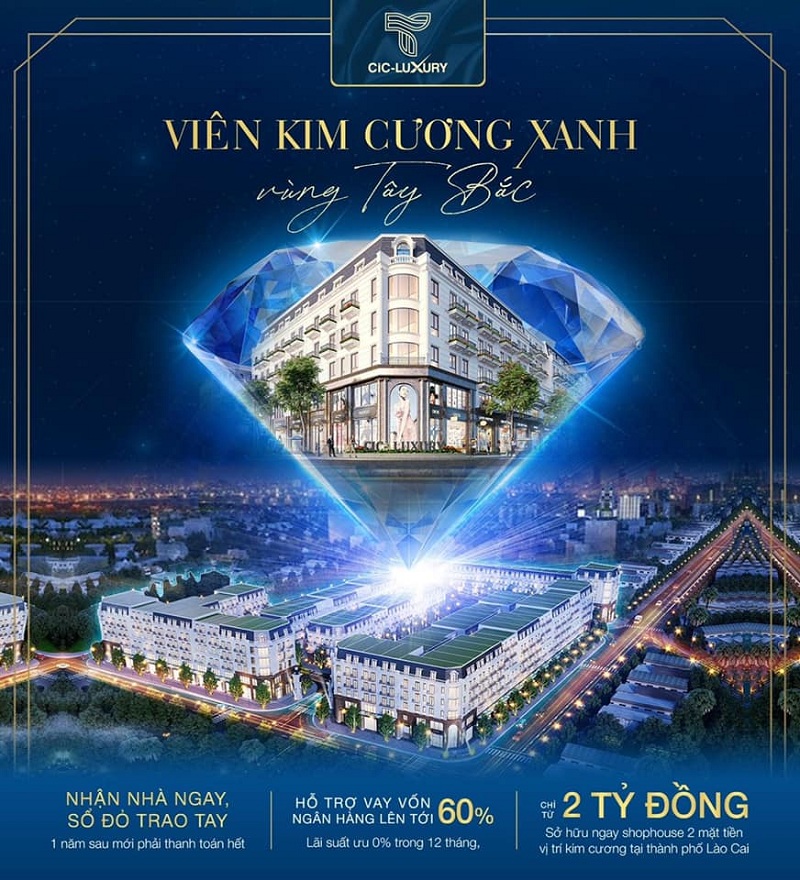 Mở bán dự án CIC Luxury Lào Cai - Cốc Lếu
