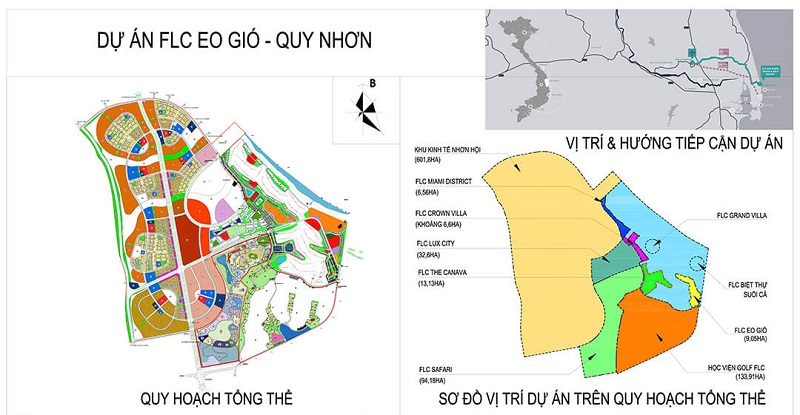 Quy hoạch tổng thể dự án FLC Eo Gió Sun Bay - The Homeliday Quy Nhơn