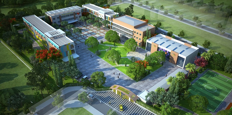 Trường học dự án khu đô thị Cầu Trúc - Sông Công - Thái Nguyên