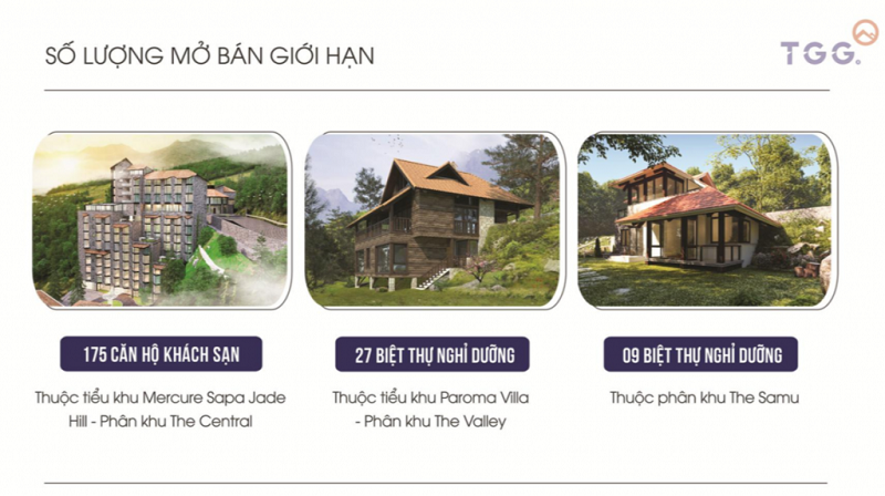 Sản phẩm mở bán Sapa Jade Hill Resort & Spa