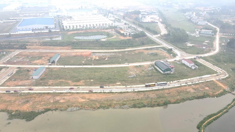Flycam thực tế dự án Đất Nền Phú Hà Lake View Phú Thọ