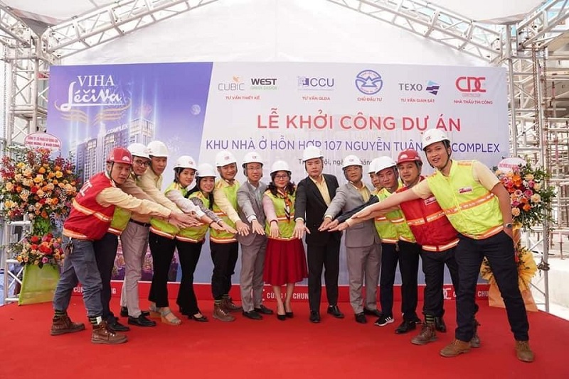 Lế khởi công dự án Viha Complex 107 Nguyễn Tuân