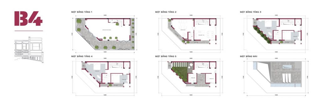 Thiết kế mẫu B4 dự án Highway5 Residences Thiên Minh Đức - Gia Lâm
