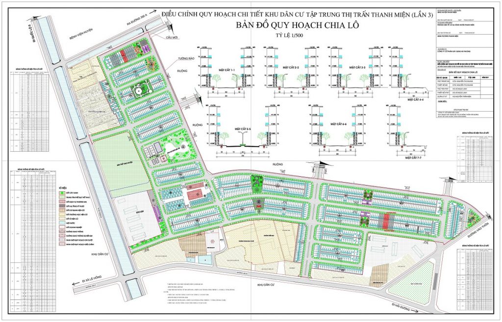 Bản đồ quy hoạch Khu đô thị Hà Phương - Thanh Miện