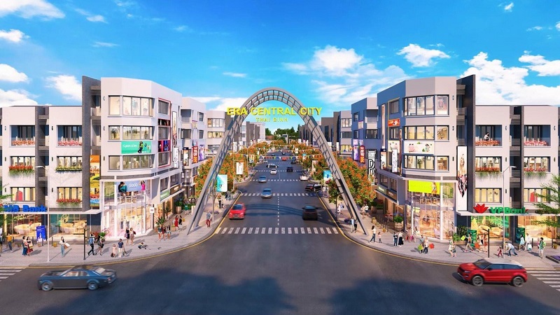 Cổng dự án Era Central City Diêm Điền - Thái Bình