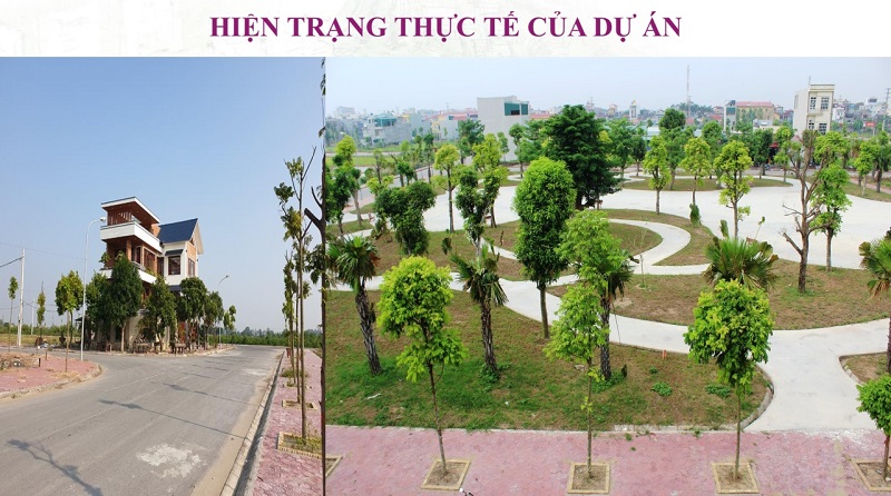 Hiện trạng thực tế hạ tầng dự án Khu đô thị Hà Phương - Thanh Miện