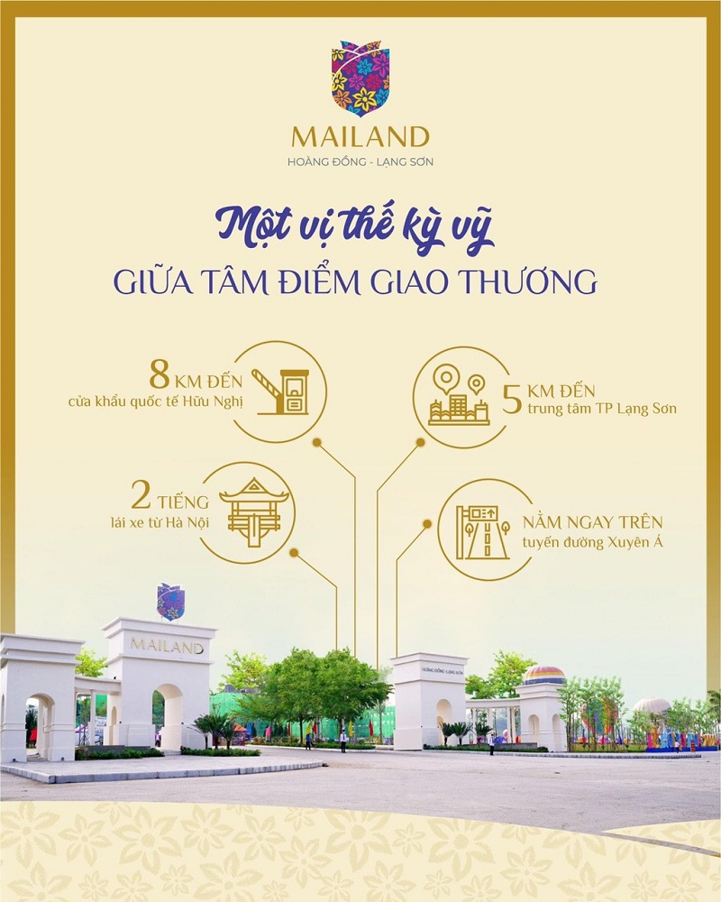 Kết nối dự án Mailand Hoàng Đồng - Lạng Sơn