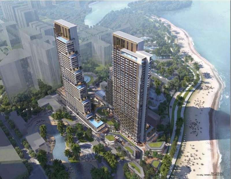 Phối cảnh 2 dự án Marina Bayfront Towers Hạ Long