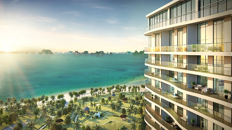 View căn hộ dự án Marina Bayfront Towers Hạ Long