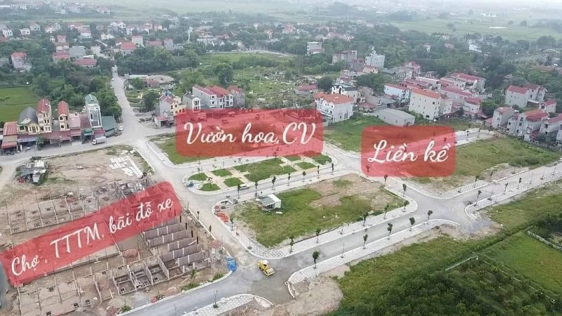 Flycam ảnh thực tế Đất Nền Chợ Hồng Hải - Văn Lâm - Hưng Yên