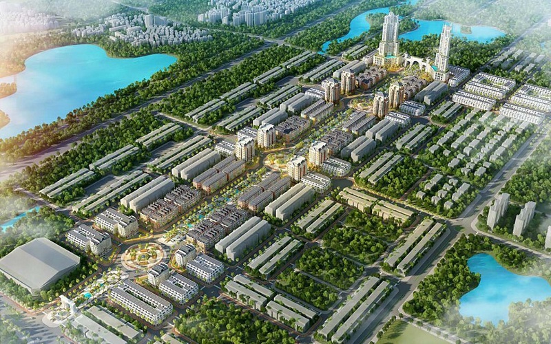 Phối cảnh khu đô thị Phía Nam thành phố Bắc Giang The Terra Bắc Giang - Văn Phú Invest