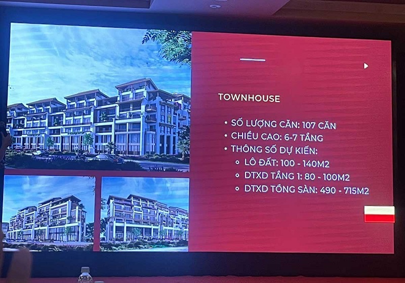 Phân khu thấp tầng Townhouse dự án Sun Cosmo Residence Đà Nẵng - chân cầu Trần Thị Lý