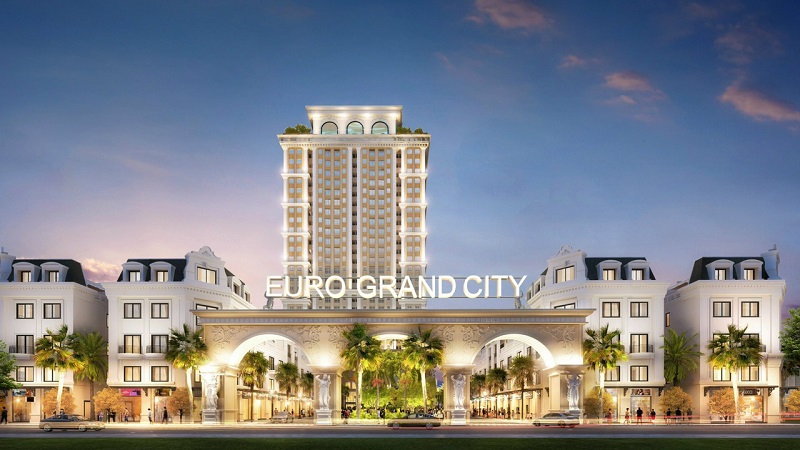 Phối cảnh 2 dự án Euro Grand City Cửa Lò - Nghệ An