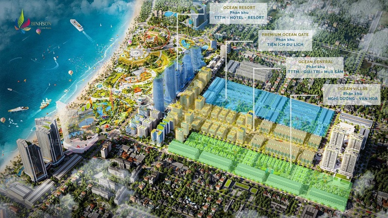 Quy hoạch phân khu dự án Premium Ocean Gate Bình Sơn - Ninh Chữ