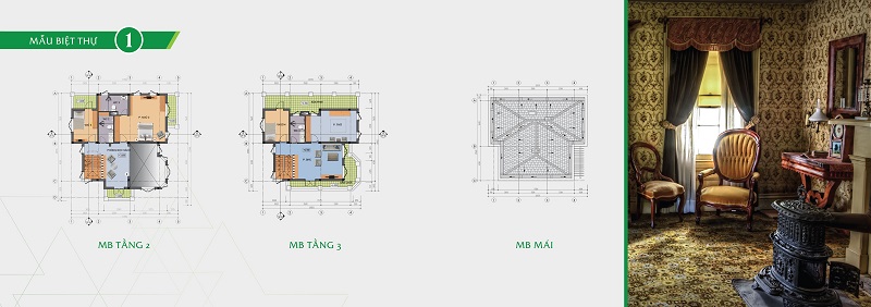 Thiết kế biệt thự 2 dự án Tây Mỗ Residences - Nam Từ Liêm