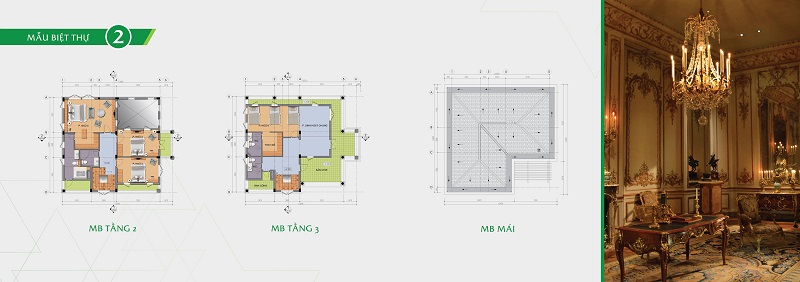 Thiết kế biệt thự 3 dự án Tây Mỗ Residences - Nam Từ Liêm