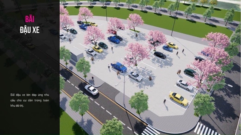 Bãi đỗ xe dự án Âu Cơ Park City - Phú Thọ