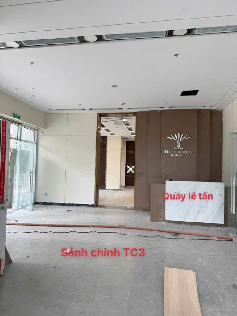Ảnh thực tế tiến độ dự án The Canopy Vinhomes Smart City tháng 4/2025