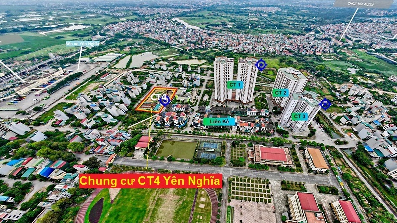 Flycam 2 chung cư CT4 Yên Nghĩa - Bộ Quốc Phòng