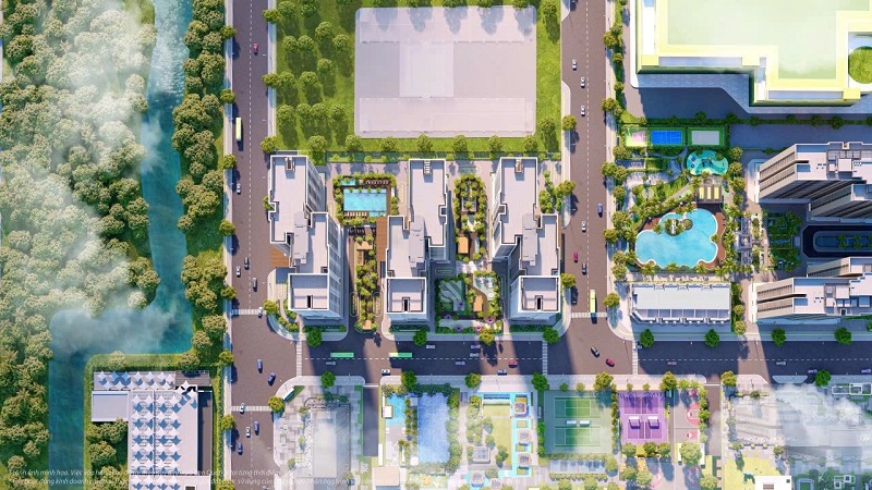 Phối cảnh The Canopy Residences Vinhomes Smart City