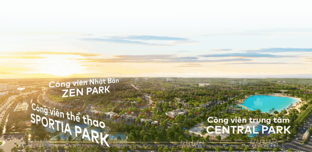Hệ thống 3 công viên Vinhomes Smart City
