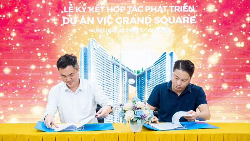 Lễ ký kết VIC Grand Square Việt Trì - Phú Thọ