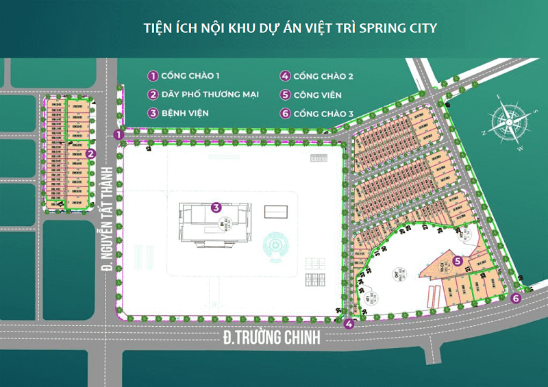 Tiện ích Việt Trì Spring City - Chủ đầu tư Lân Huế