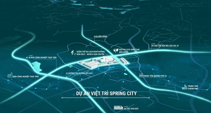 Vị trí Việt Trì Spring City - Chủ đầu tư Lân Huế