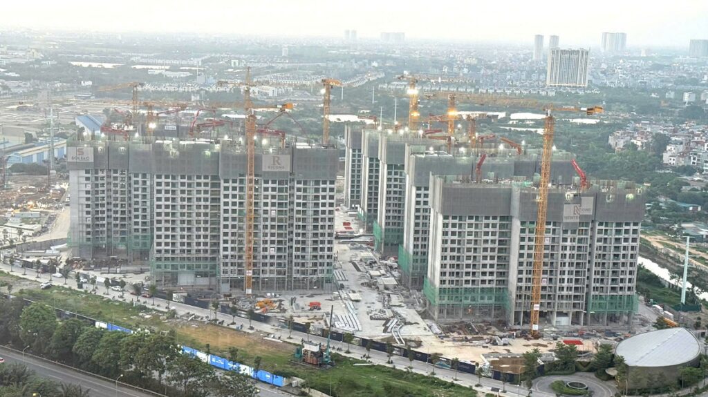 Ảnh thực tế tiến độ Lumi Hanoi Capitaland tháng 5/2025