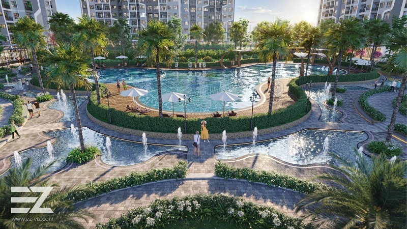 Bể bơi The Miami Vinhomes Smart City