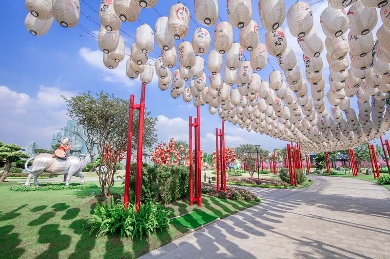 Công viên đèn lồng Vườn Nhật Vinhomes Smart City