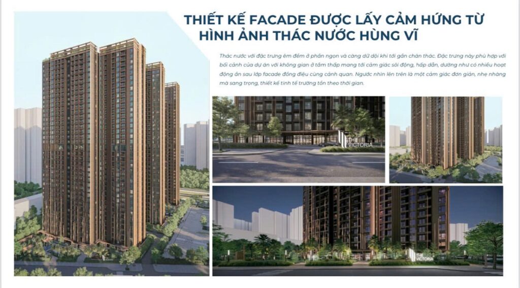 Kiến trúc The Victoria Vinhomes Smart City
