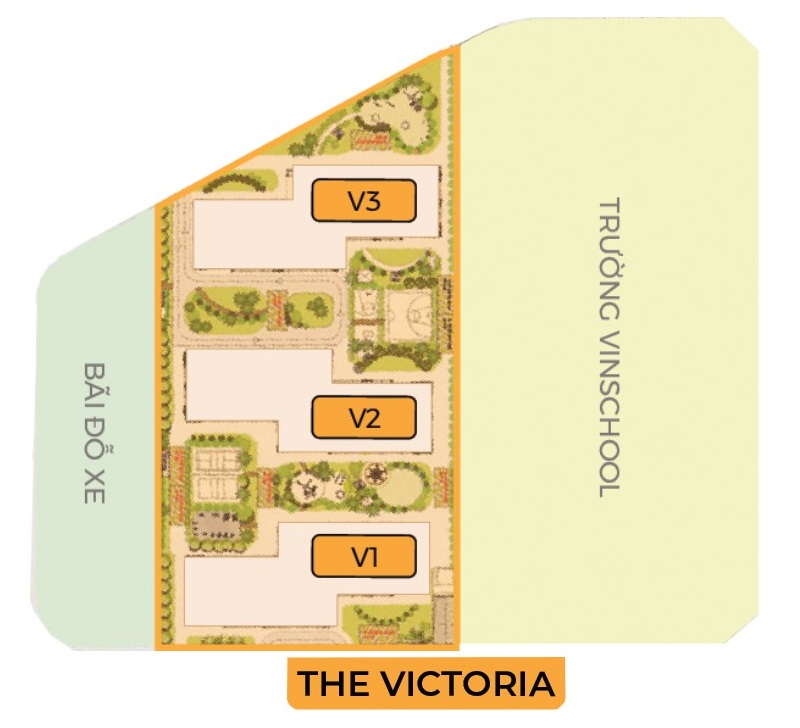 Phân khu The Victoria dự án Metrolines Vinhomes Smart City