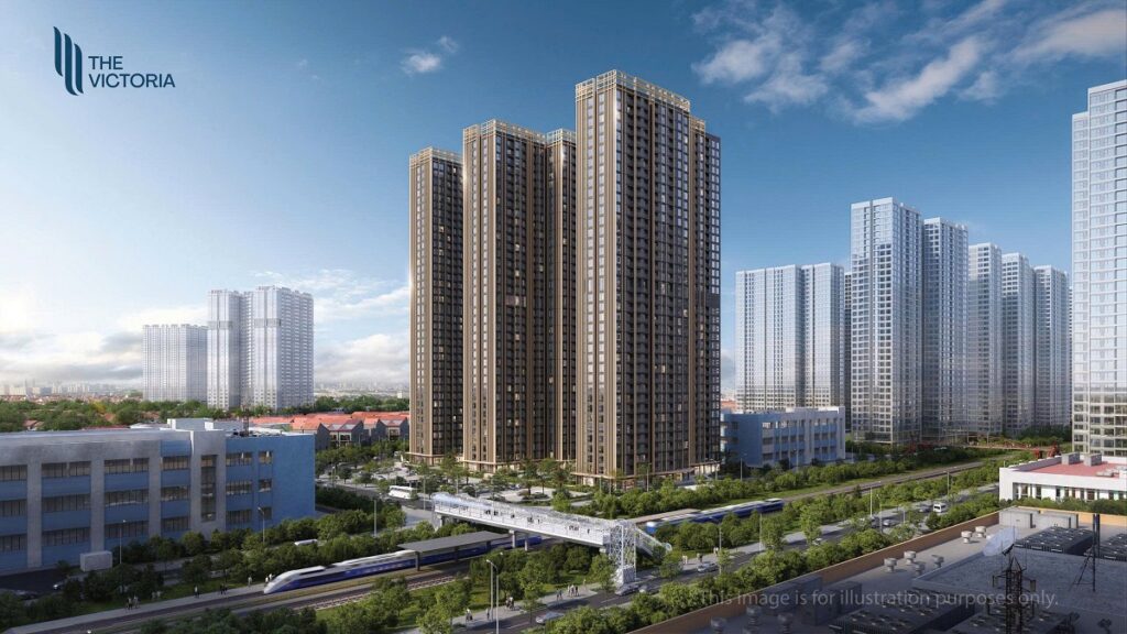 Phối cảnh The Victoria Vinhomes Smart City